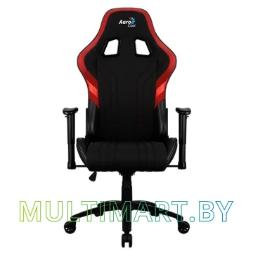 Кресло компьютерное AeroCool AERO 1 Alpha (черный/красный) картинка 5